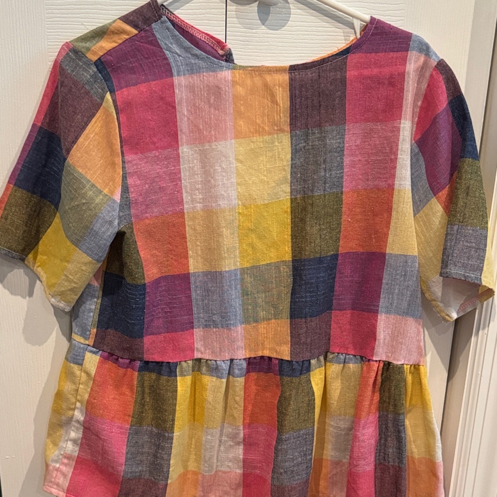 Colorful Plaid Dress